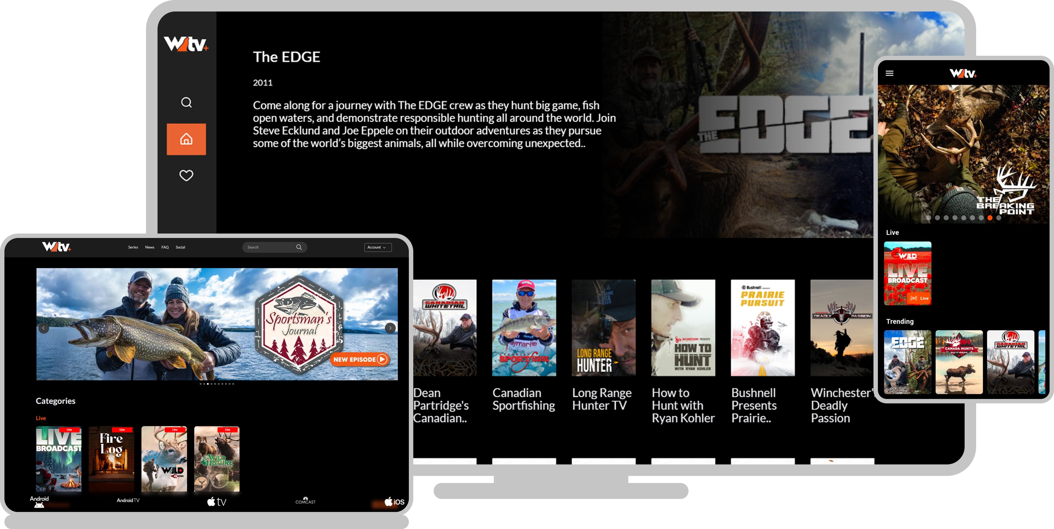 Wildtv preview on different devices