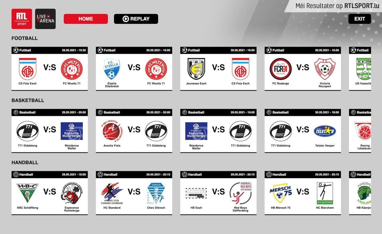 RTL Sport Live Arena app added to PostTV